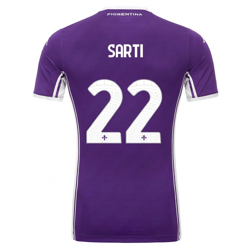 Danxen Kid Alessia Sarti #22 Purple White Home Jersey 2025/26 T-Shirt