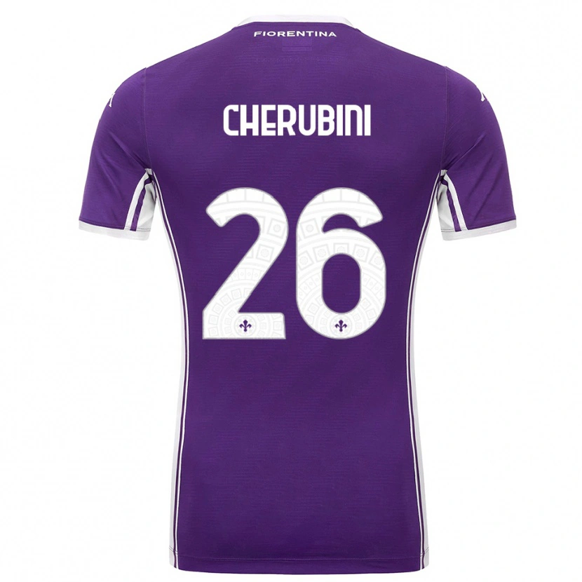 Danxen Kid Maya Cherubini #26 Purple White Home Jersey 2025/26 T-Shirt