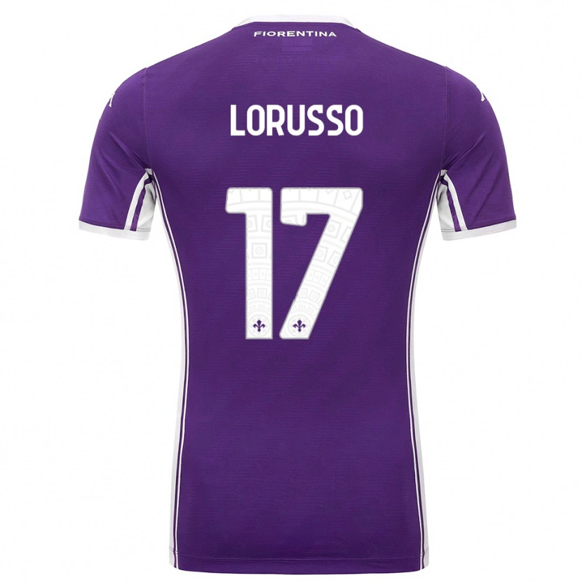 Danxen Kid Angelo Lorusso #17 Purple White Home Jersey 2025/26 T-Shirt