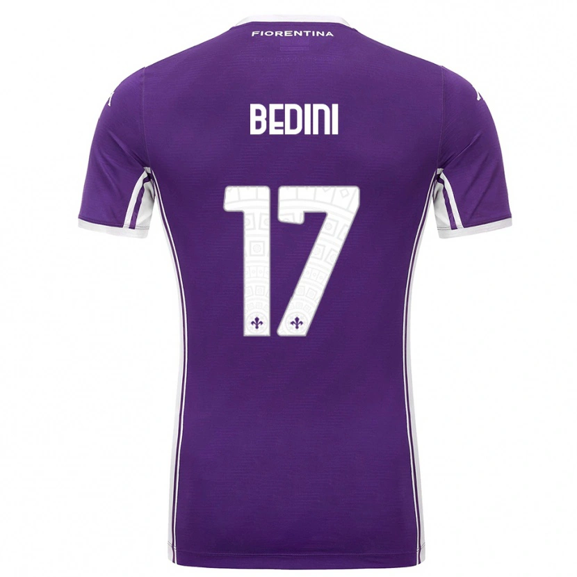 Danxen Kid Benedetta Bedini #17 Purple White Home Jersey 2025/26 T-Shirt