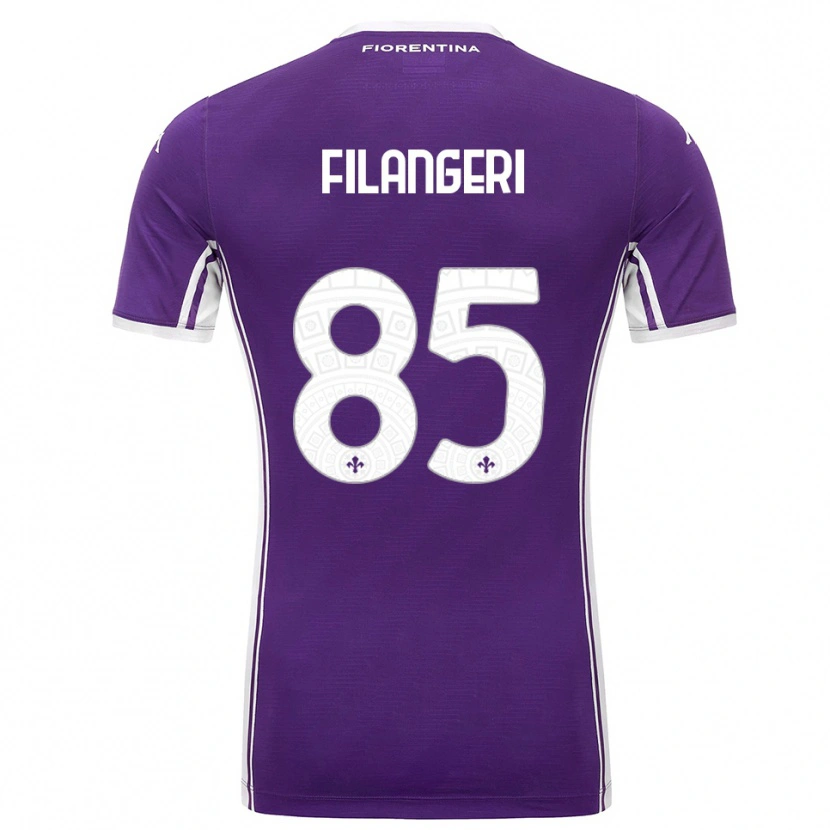 Danxen Kid Maria Luisa Filangeri #85 Purple White Home Jersey 2025/26 T-Shirt