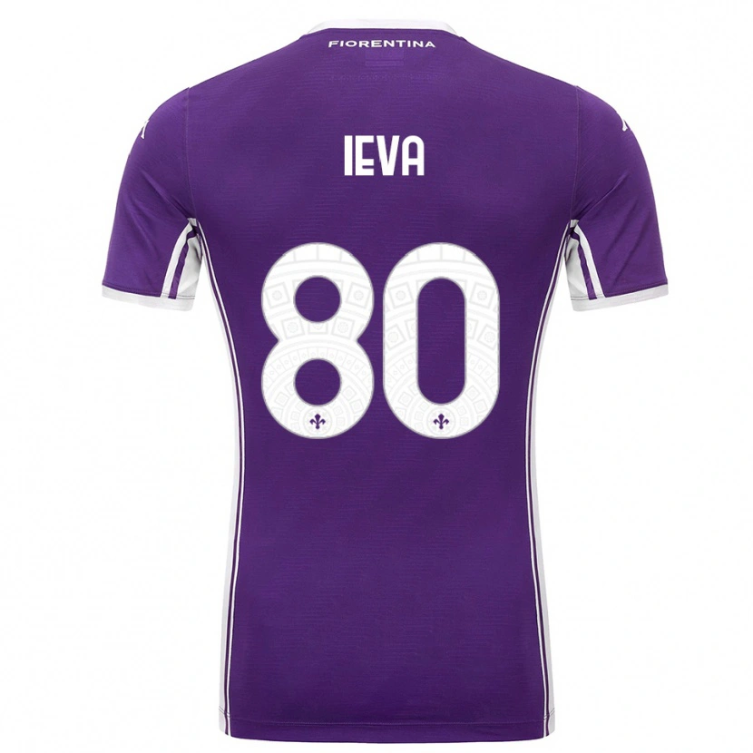 Danxen Kid Stella Ieva #80 Purple White Home Jersey 2025/26 T-Shirt