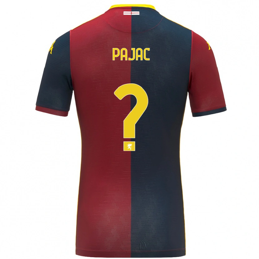 Danxen Kid Marko Pajac #0 Red Royal Blue Home Jersey 2025/26 T-Shirt