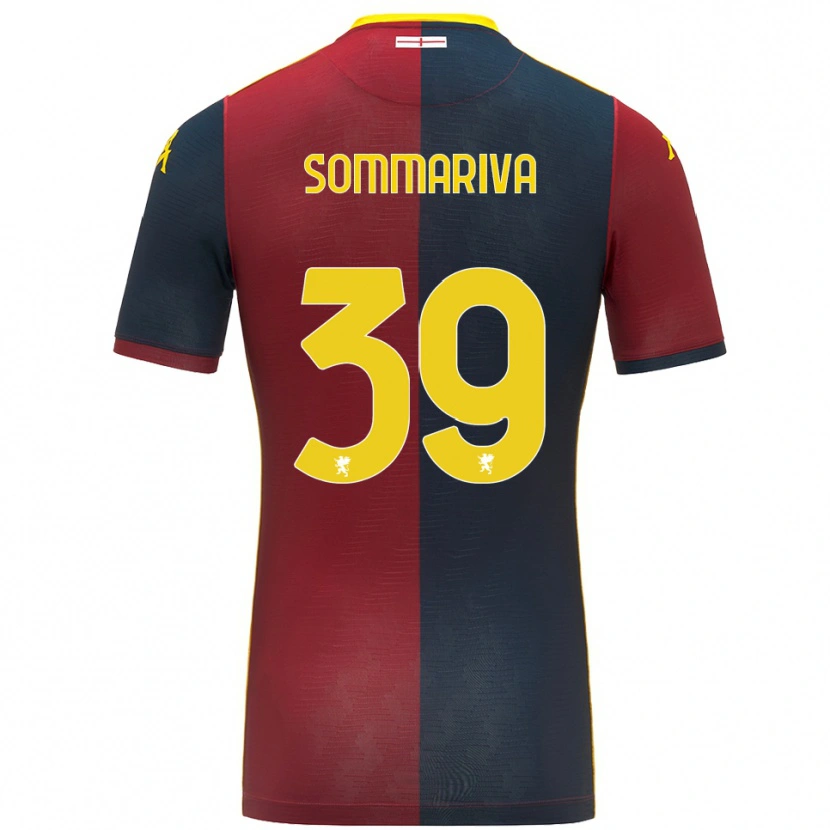 Danxen Kid Daniele Sommariva #39 Red Royal Blue Home Jersey 2025/26 T-Shirt