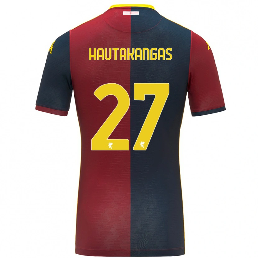 Danxen Kid Pietu Hautakangas #27 Red Royal Blue Home Jersey 2025/26 T-Shirt