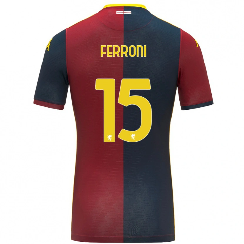Danxen Kid Leonardo Ferroni #15 Red Royal Blue Home Jersey 2025/26 T-Shirt