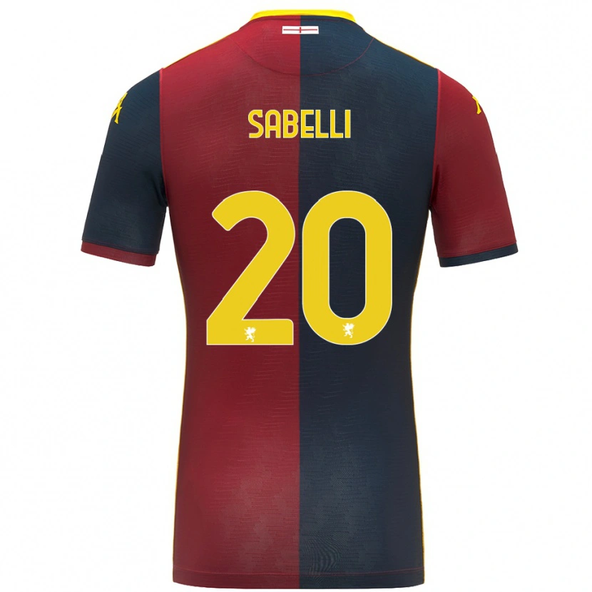 Danxen Kid Stefano Sabelli #20 Red Royal Blue Home Jersey 2025/26 T-Shirt