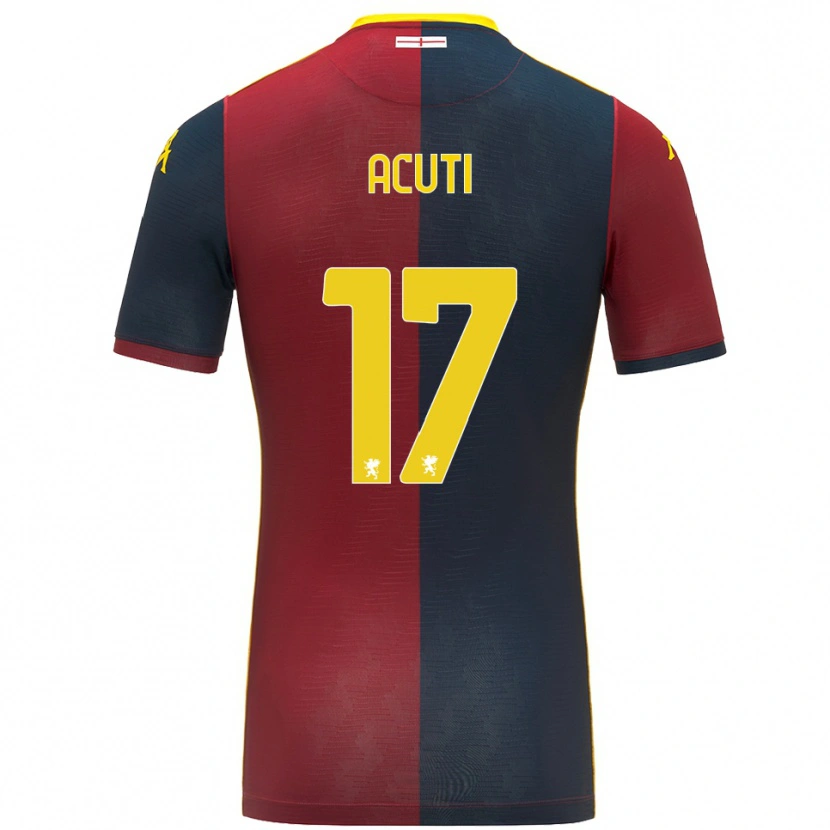 Danxen Kid Arianna Acuti #17 Red Royal Blue Home Jersey 2025/26 T-Shirt