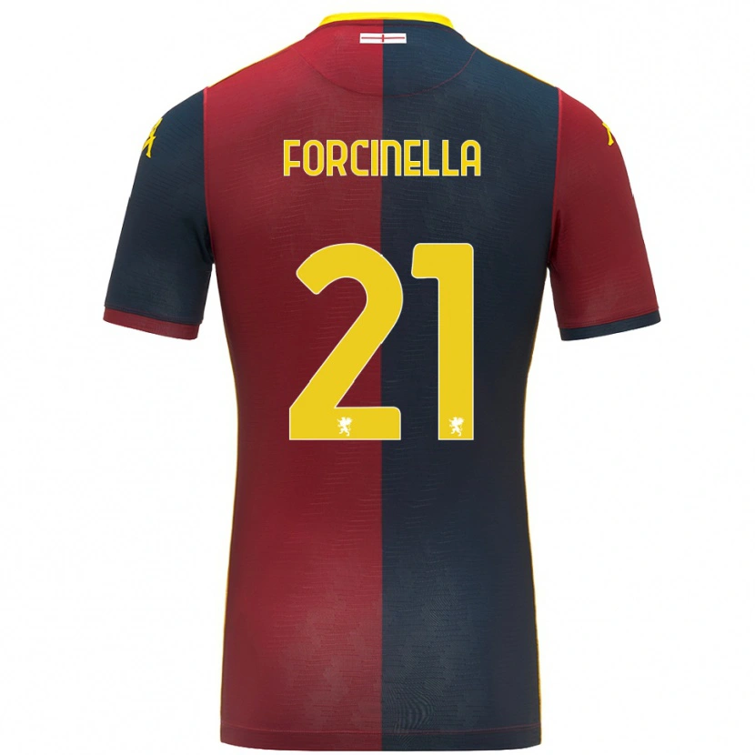 Danxen Kid Camilla Forcinella #21 Red Royal Blue Home Jersey 2025/26 T-Shirt