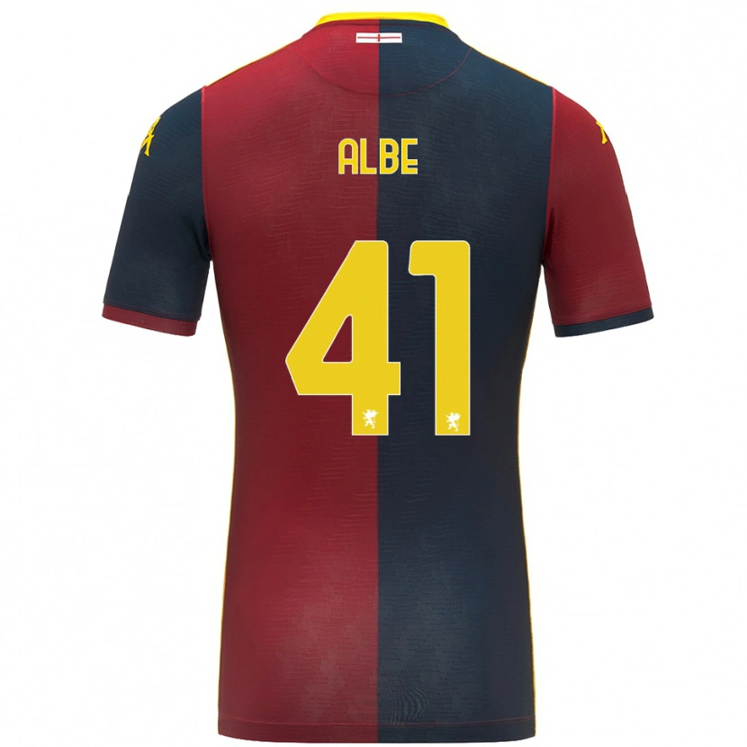 Danxen Kid Salem Albè #41 Red Royal Blue Home Jersey 2025/26 T-Shirt