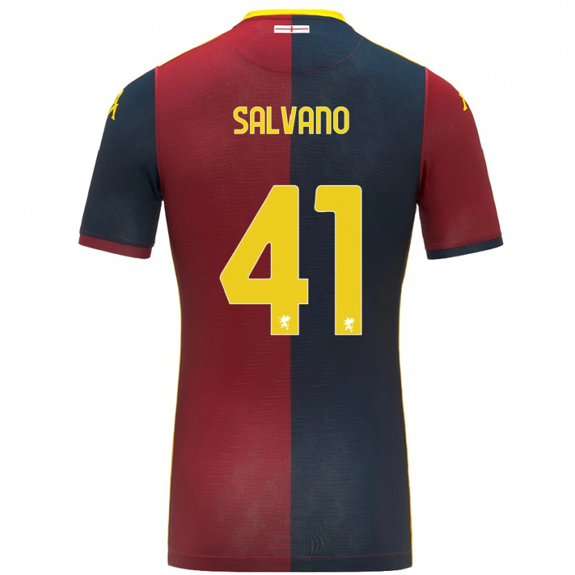 Danxen Kid Daniele Salvano #41 Red Royal Blue Home Jersey 2025/26 T-Shirt