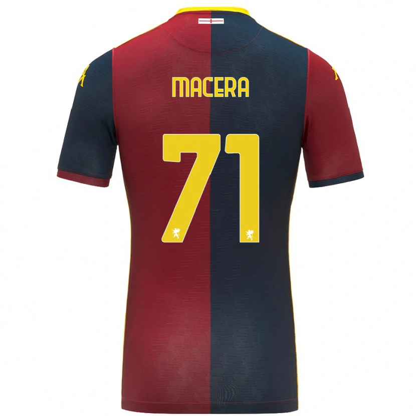 Danxen Kid Matilde Macera #71 Red Royal Blue Home Jersey 2025/26 T-Shirt