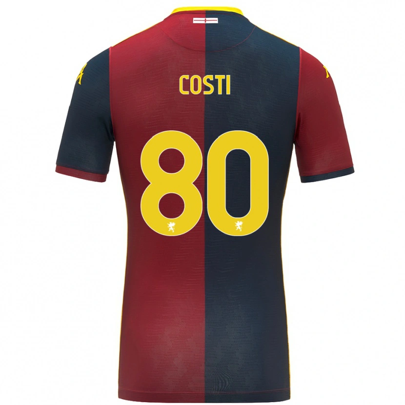 Danxen Kid Fabiana Costi #80 Red Royal Blue Home Jersey 2025/26 T-Shirt