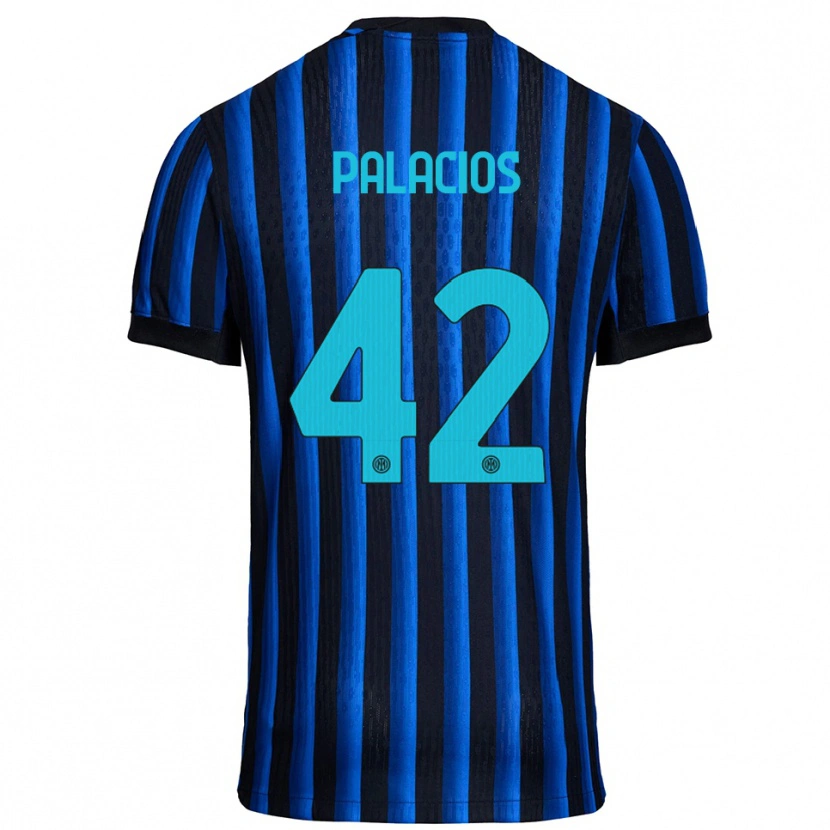 Danxen Kid Tomás Palacios #42 Black Blue Home Jersey 2025/26 T-Shirt