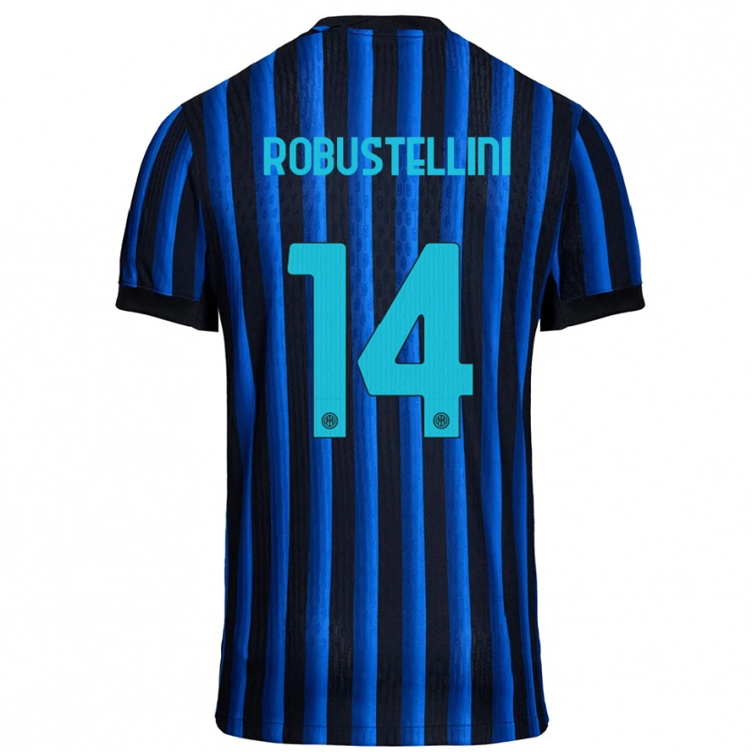 Danxen Kid Chiara Robustellini #14 Black Blue Home Jersey 2025/26 T-Shirt