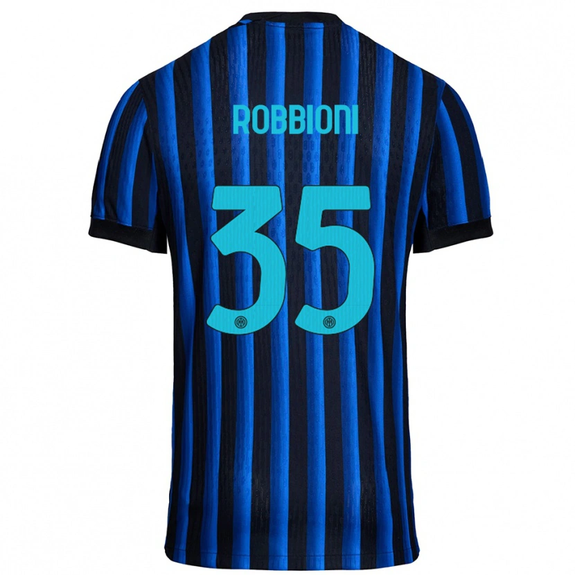 Danxen Kid Matilde Robbioni #35 Black Blue Home Jersey 2025/26 T-Shirt