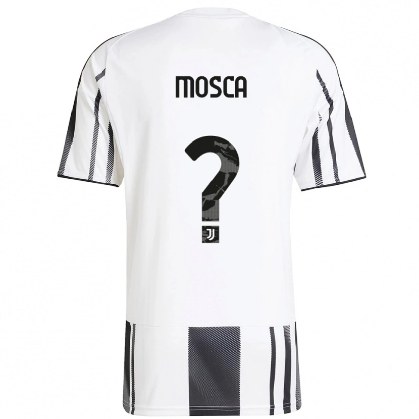 Danxen Kid Guglielmo Mosca #0 White Black Home Jersey 2025/26 T-Shirt