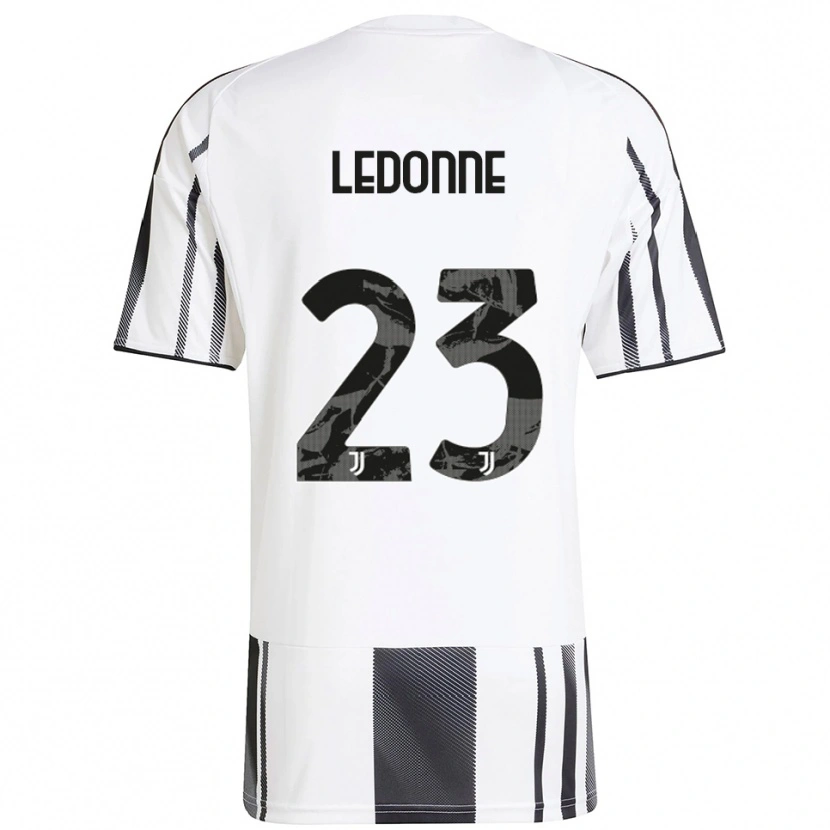 Danxen Kid Nicolo Ledonne #23 White Black Home Jersey 2025/26 T-Shirt