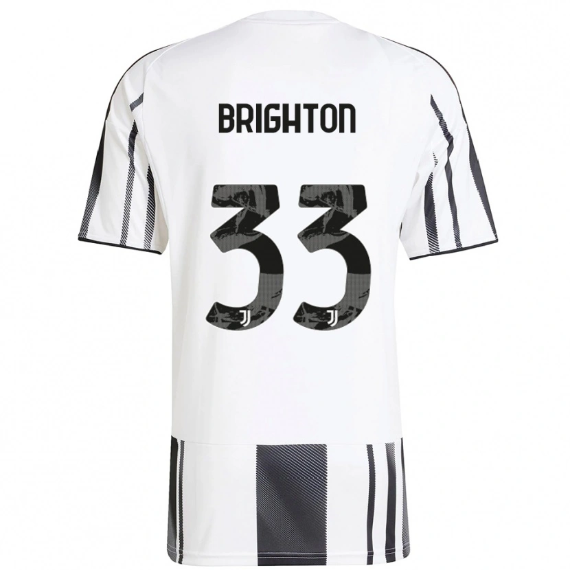 Danxen Kid Abi Brighton #33 White Black Home Jersey 2025/26 T-Shirt