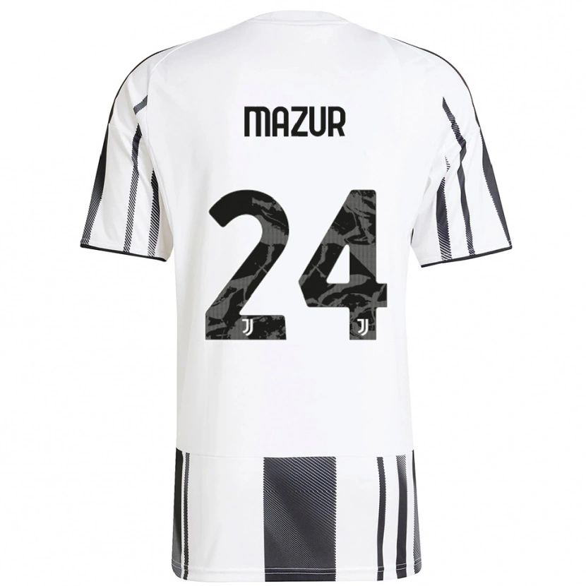 Danxen Kid Patryk Mazur #24 White Black Home Jersey 2025/26 T-Shirt