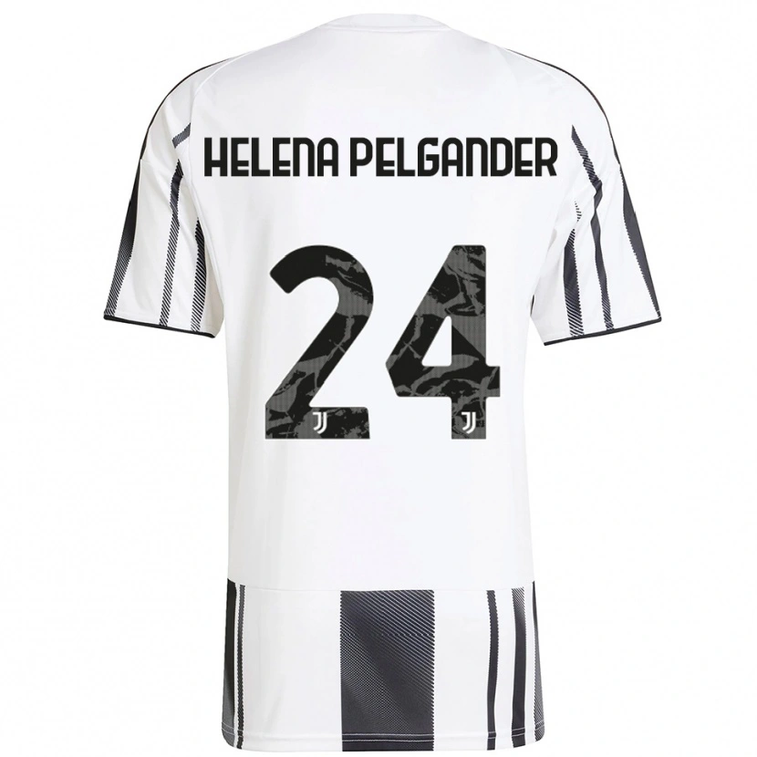 Danxen Kid Elsa Helena Pelgander #24 White Black Home Jersey 2025/26 T-Shirt
