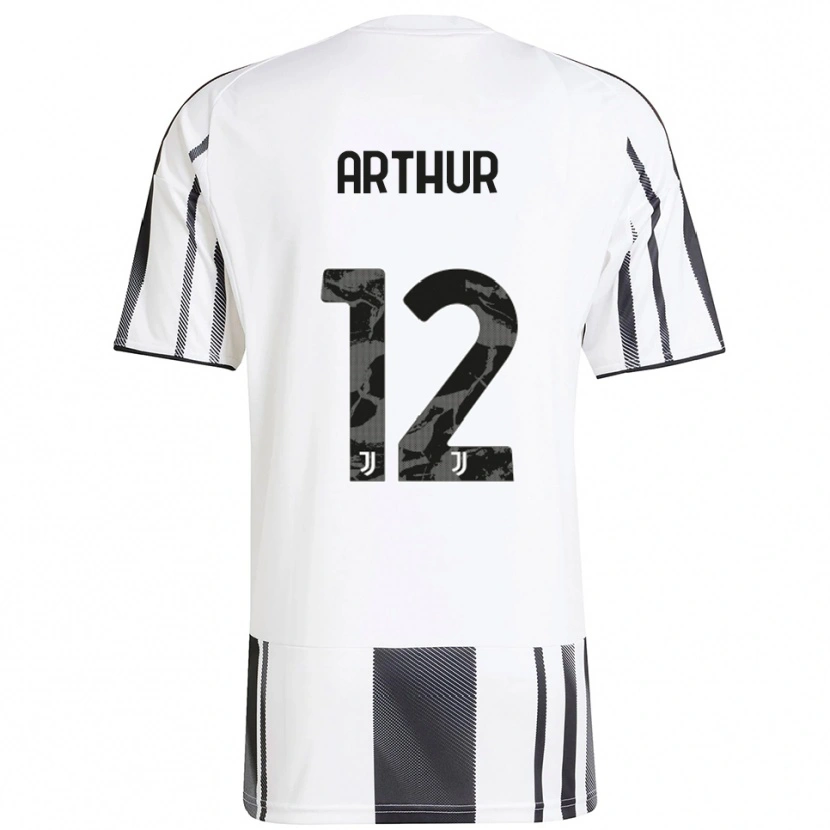 Danxen Kid Arthur Melo #12 White Black Home Jersey 2025/26 T-Shirt