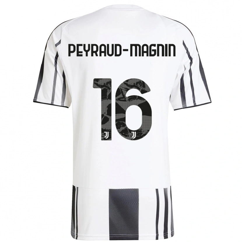 Danxen Kid Pauline Camille Peyraud-Magnin #16 White Black Home Jersey 2025/26 T-Shirt