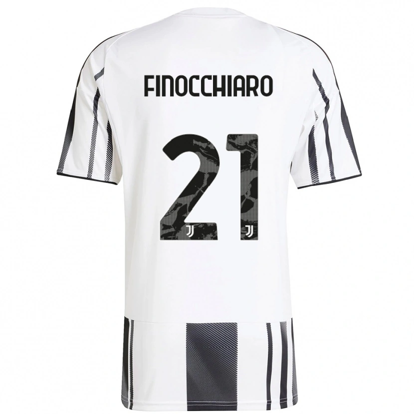 Danxen Kid Gabriele Finocchiaro #21 White Black Home Jersey 2025/26 T-Shirt