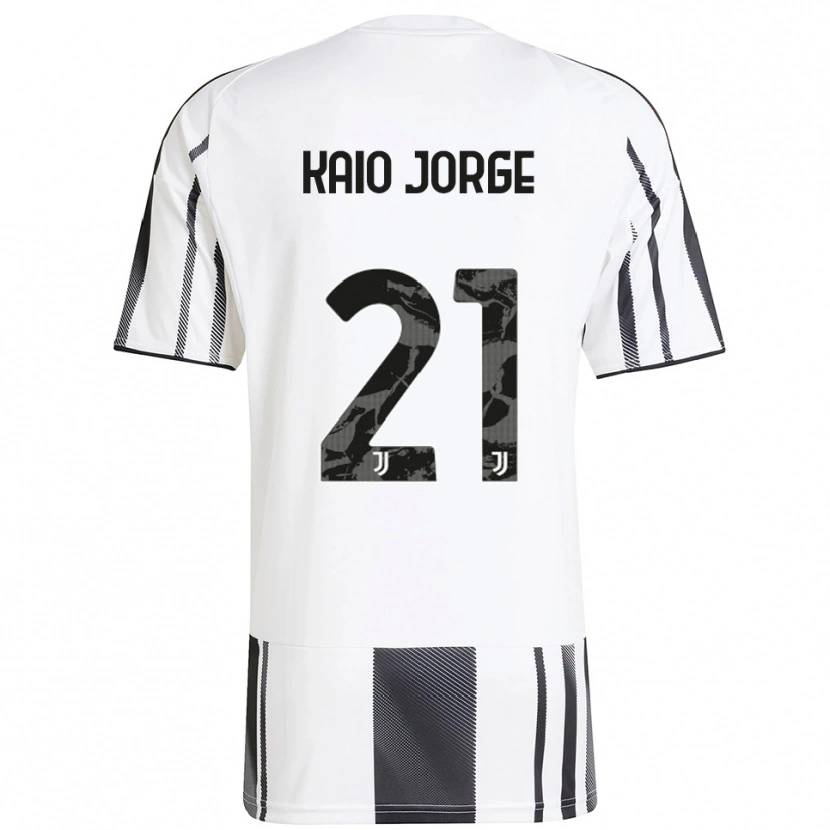Danxen Kid Kaio Jorge #21 White Black Home Jersey 2025/26 T-Shirt