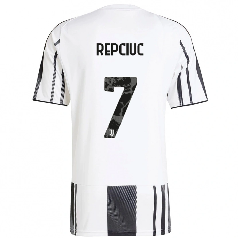 Danxen Kid Gabriel Repciuc #7 White Black Home Jersey 2025/26 T-Shirt