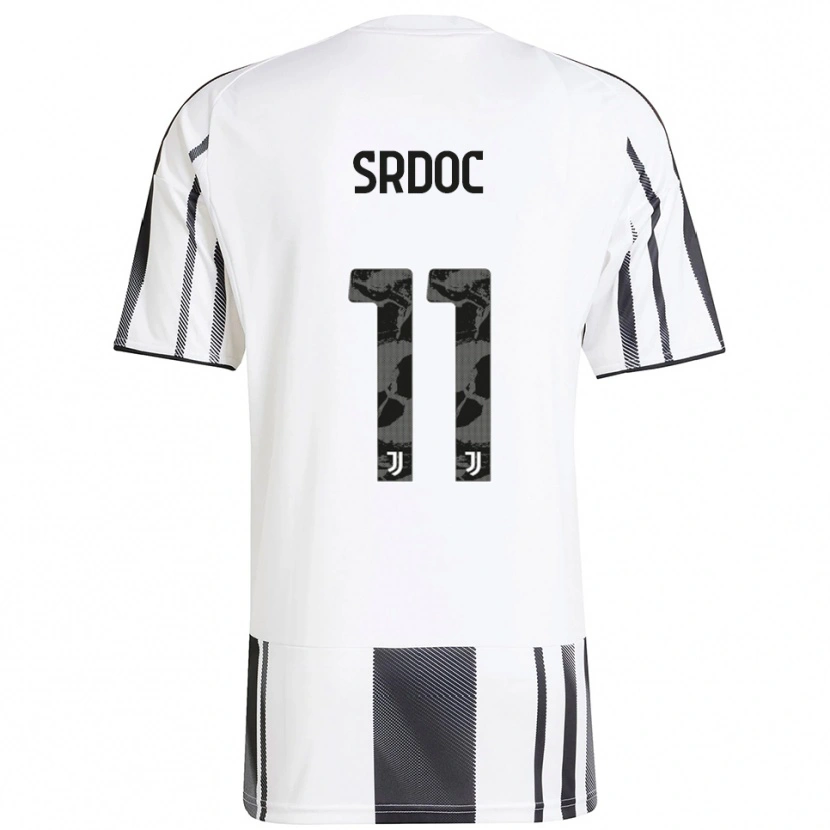 Danxen Kid Ivano Srdoc #11 White Black Home Jersey 2025/26 T-Shirt