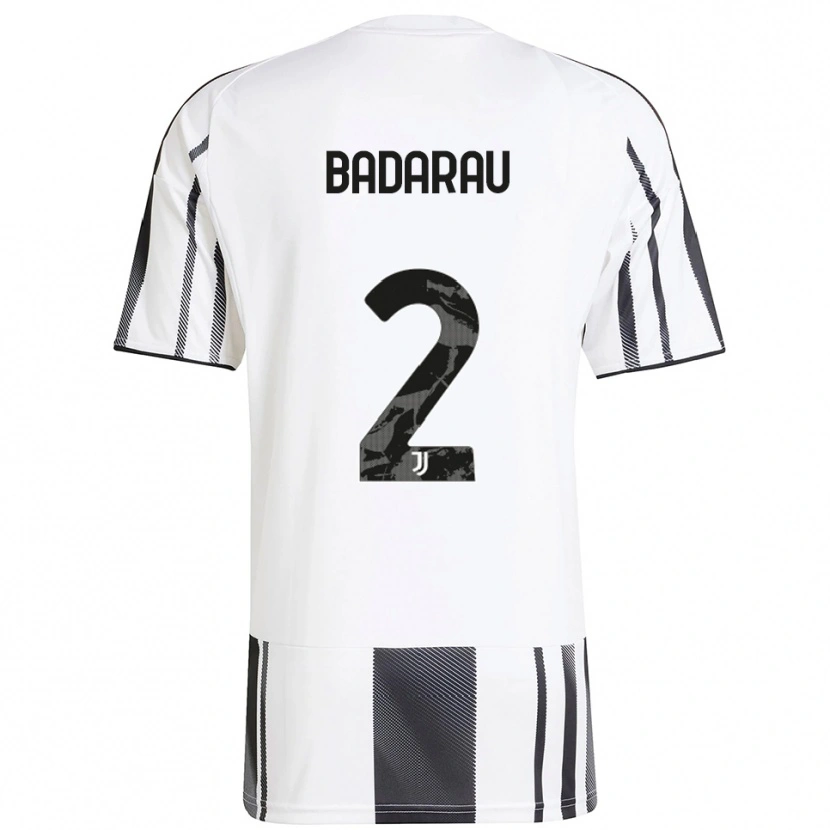 Danxen Kid Fabio Bădărău #2 White Black Home Jersey 2025/26 T-Shirt