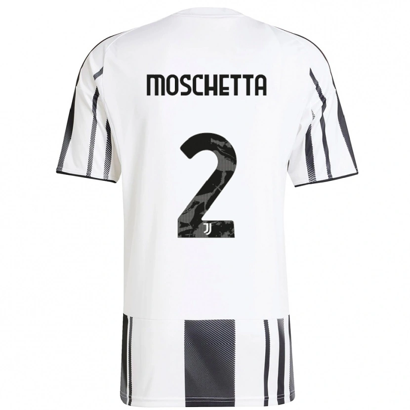 Danxen Kid Lorenzo Moschetta #2 White Black Home Jersey 2025/26 T-Shirt