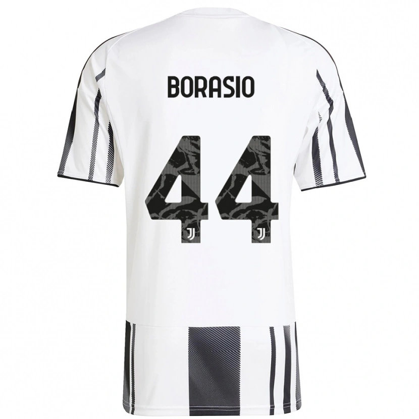 Danxen Kid Benit Borasio #44 White Black Home Jersey 2025/26 T-Shirt