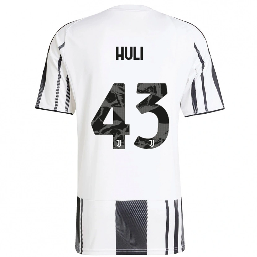 Danxen Kid Raffaele Huli #43 White Black Home Jersey 2025/26 T-Shirt