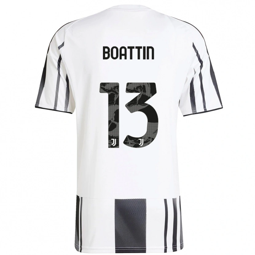 Danxen Kid Lisa Boattin #13 White Black Home Jersey 2025/26 T-Shirt