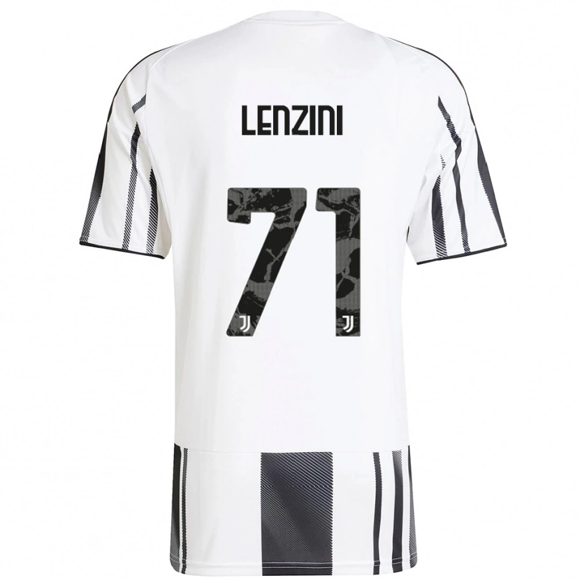 Danxen Kid Martina Lenzini #71 White Black Home Jersey 2025/26 T-Shirt