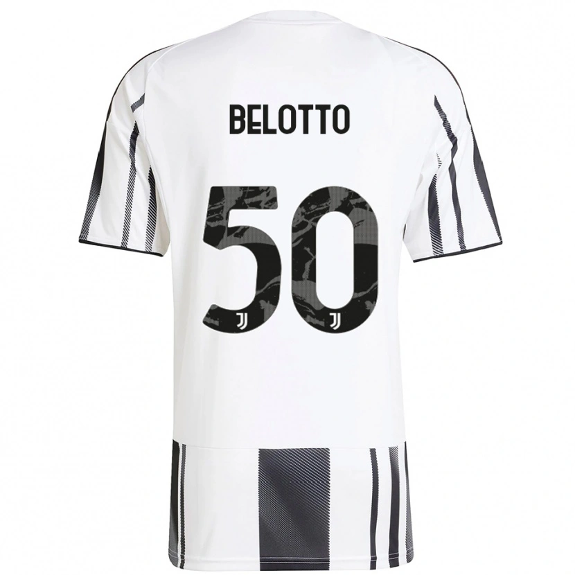 Danxen Kid Soledad Belotto #50 White Black Home Jersey 2025/26 T-Shirt