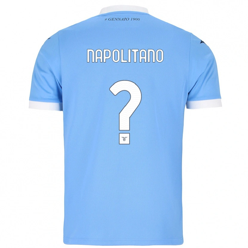 Danxen Kid Federico Napolitano #0 Sky Blue White Home Jersey 2025/26 T-Shirt