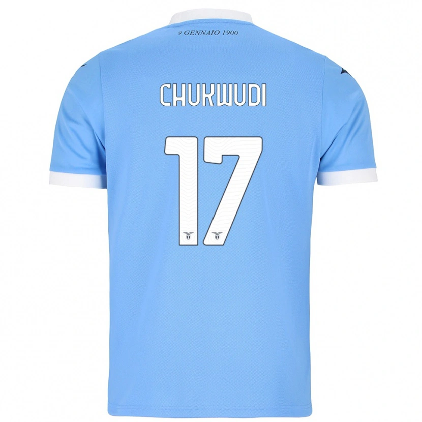 Danxen Kid Ogonna Franca Chukwudi #17 Sky Blue White Home Jersey 2025/26 T-Shirt