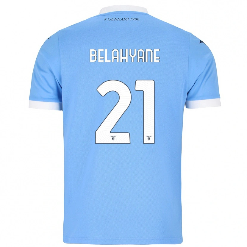 Danxen Kid Reda Belahyane #21 Sky Blue White Home Jersey 2025/26 T-Shirt