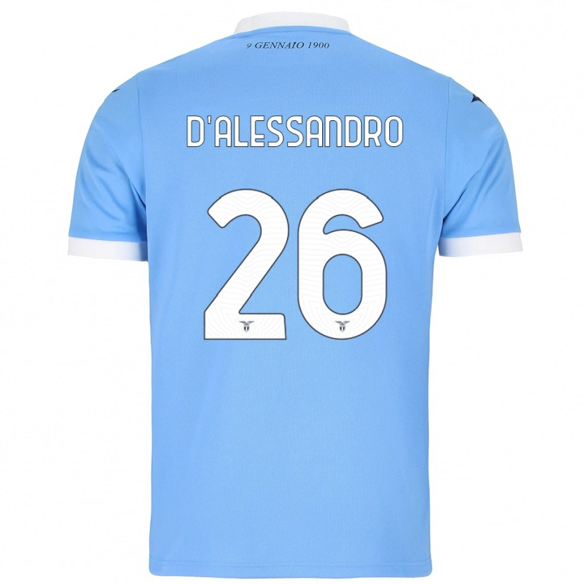 Danxen Kid Mattya D'alessandro #26 Sky Blue White Home Jersey 2025/26 T-Shirt