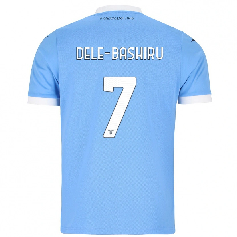 Danxen Kid Fisayo Dele-Bashiru #7 Sky Blue White Home Jersey 2025/26 T-Shirt