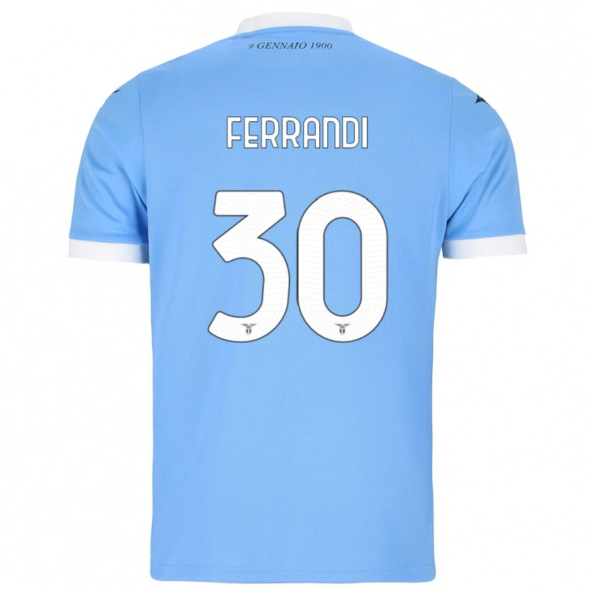 Danxen Kid Giulia Ferrandi #30 Sky Blue White Home Jersey 2025/26 T-Shirt