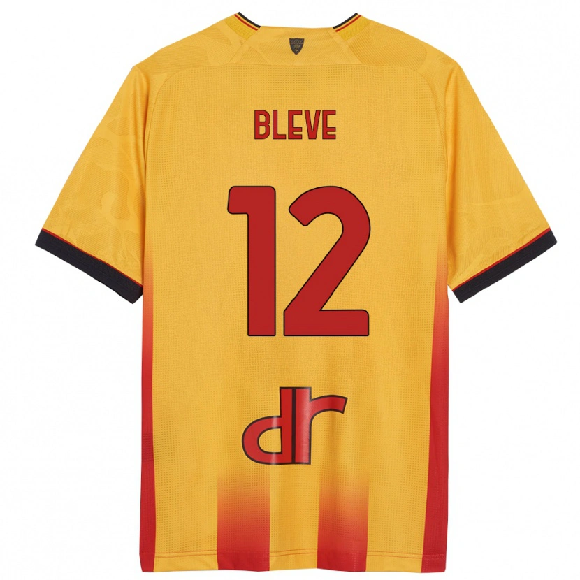 Danxen Kid Daniele Bleve #12 Yellow Orange Home Jersey 2025/26 T-Shirt