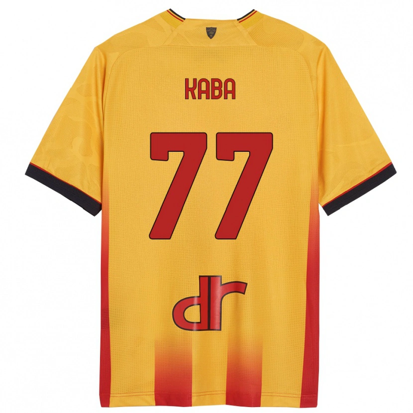 Danxen Kid Mohamed Kaba #77 Yellow Orange Home Jersey 2025/26 T-Shirt