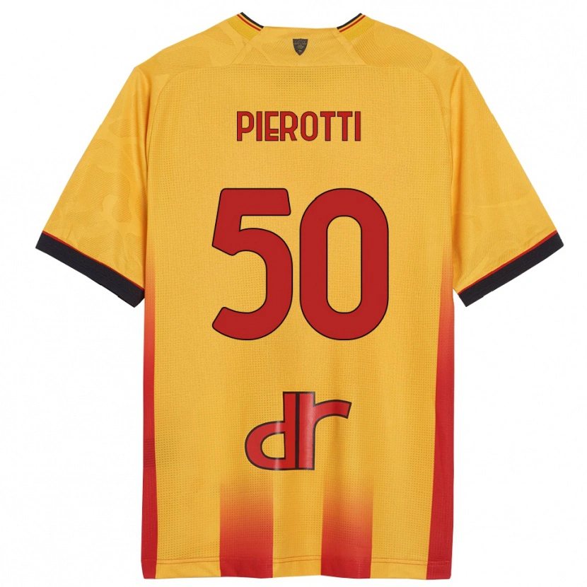 Danxen Kid Santiago Pierotti #50 Yellow Orange Home Jersey 2025/26 T-Shirt