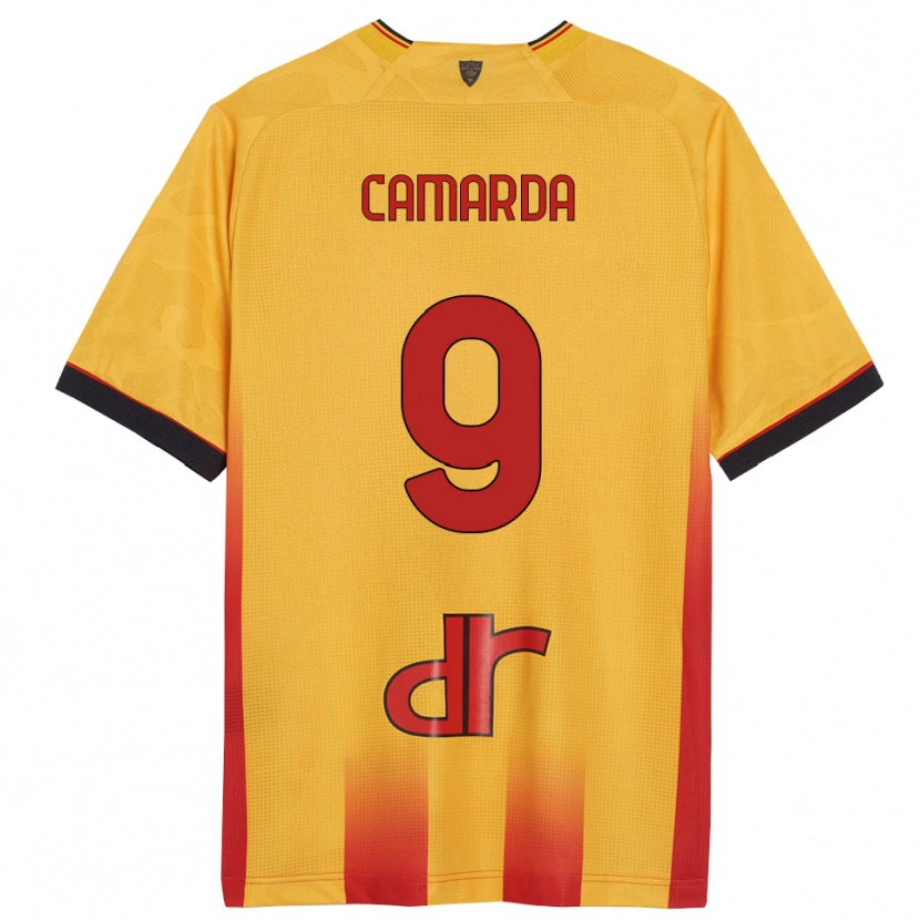Danxen Kid Francesco Camarda #9 Yellow Orange Home Jersey 2025/26 T-Shirt