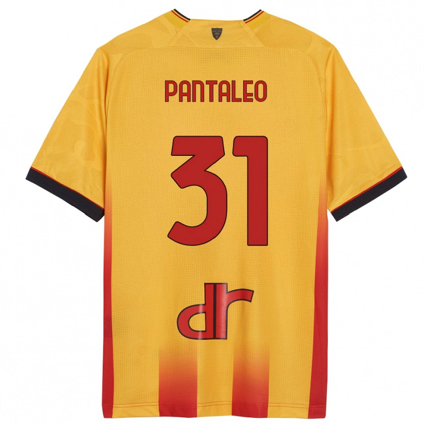 Danxen Kid Dario Pantaleo #31 Yellow Orange Home Jersey 2025/26 T-Shirt