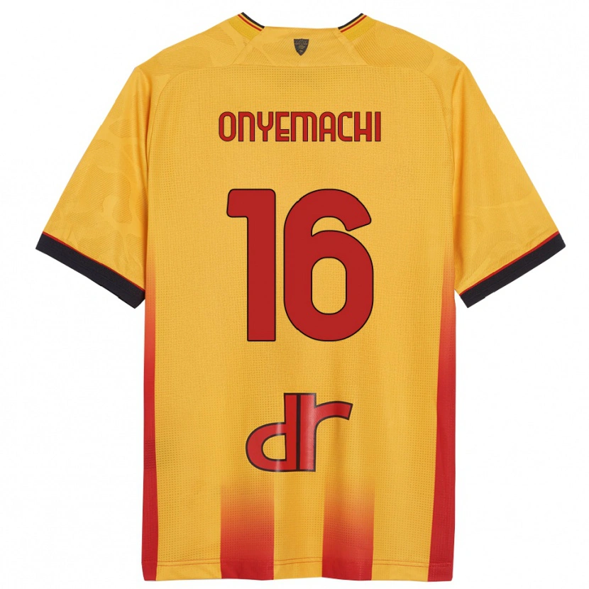 Danxen Kid Divine Onyemachi #16 Yellow Orange Home Jersey 2025/26 T-Shirt